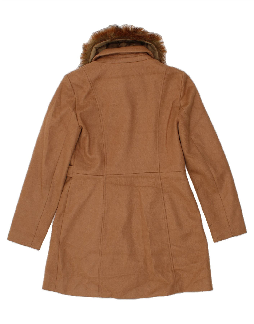 OASIS Womens Overcoat UK 10 Small Brown Polyester Vintage Oasis and Second-Hand Oasis from Messina Hembry 