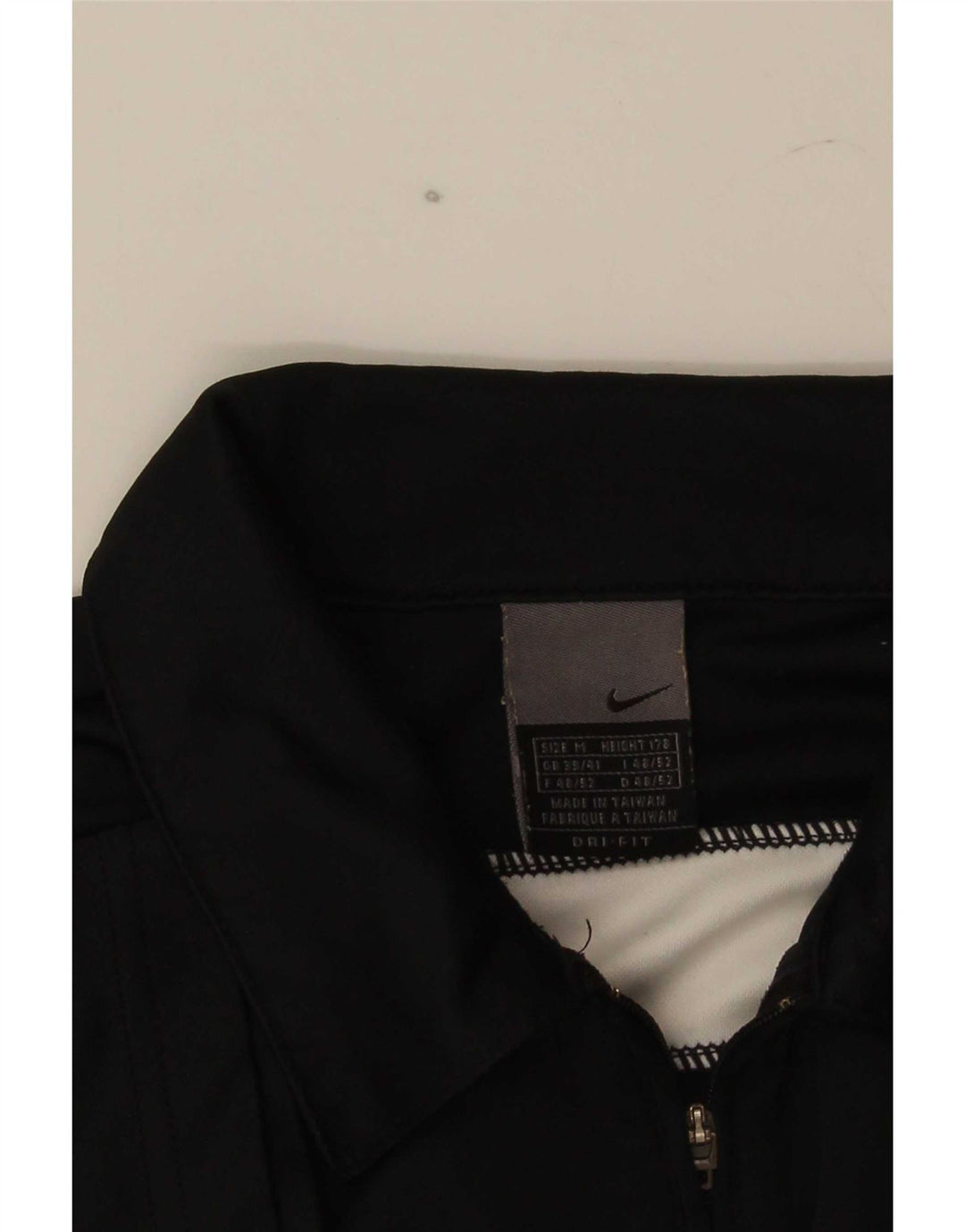 Nike Herren-Poloshirt UK 39/41 Medium Black Colourblock