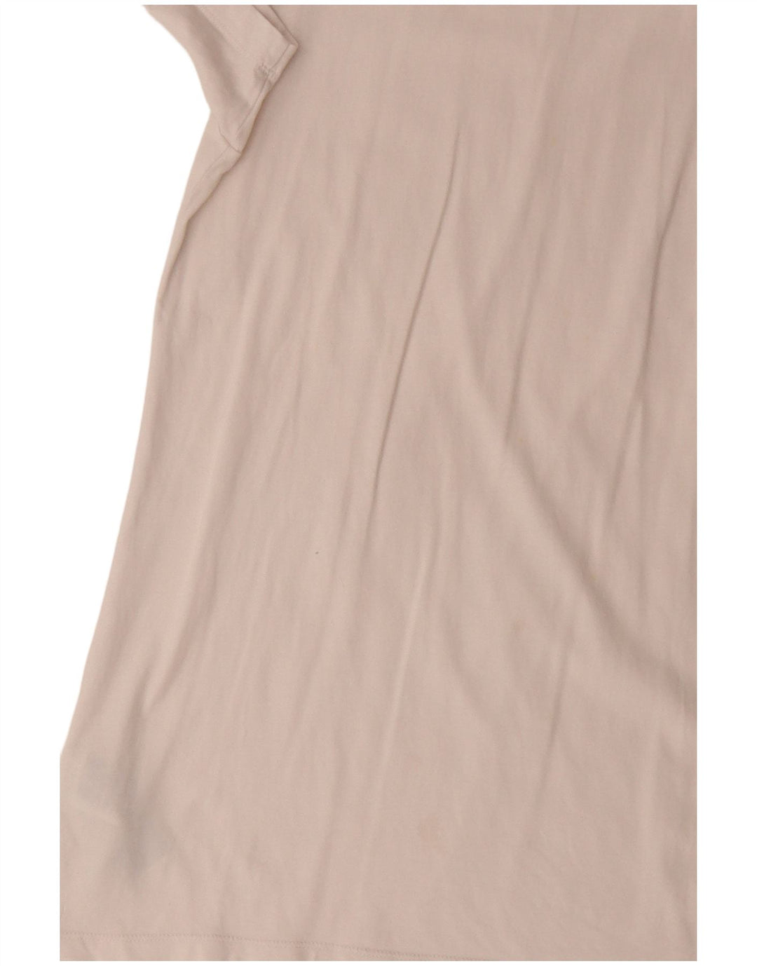 NIKE Womens Loose Fit T-Shirt Top UK 14 Mittelweiße Baumwolle