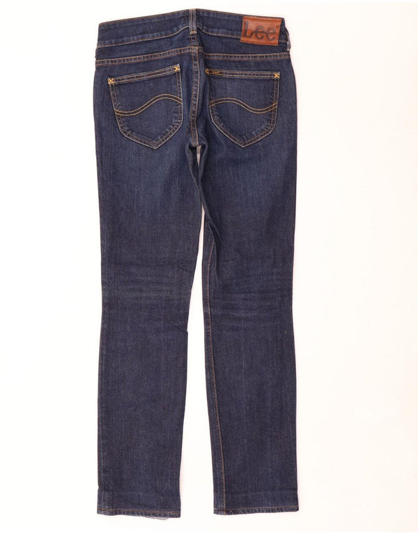 Lee Damen Amy Slim Jeans W27 L30 Marineblaue Baumwolle
