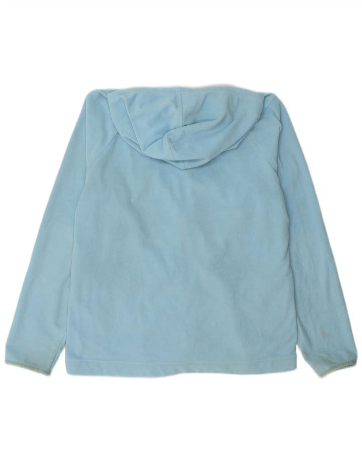 Reebok Damen Kapuzen-Fleecejacke UK 18 XL Blau Polyester