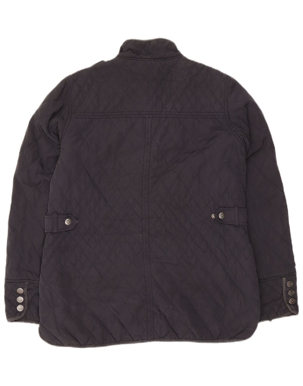 Crew Clothing Damen Militär-Steppjacke UK 16 Large Marineblau