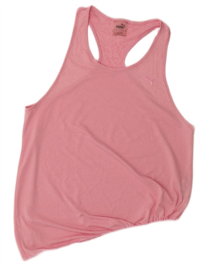 Puma Damen Weste Top UK 16 Large Rosa Polyester