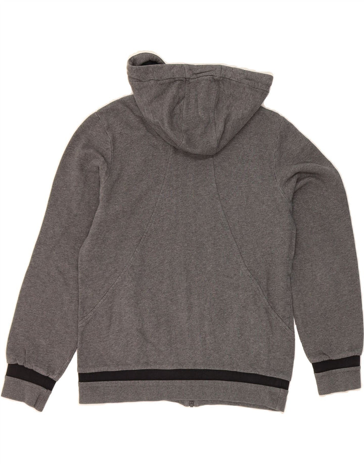 LOTTO Mens Zip Hoodie Sweater Medium Grey Vintage Lotto and Second-Hand Lotto from Messina Hembry 