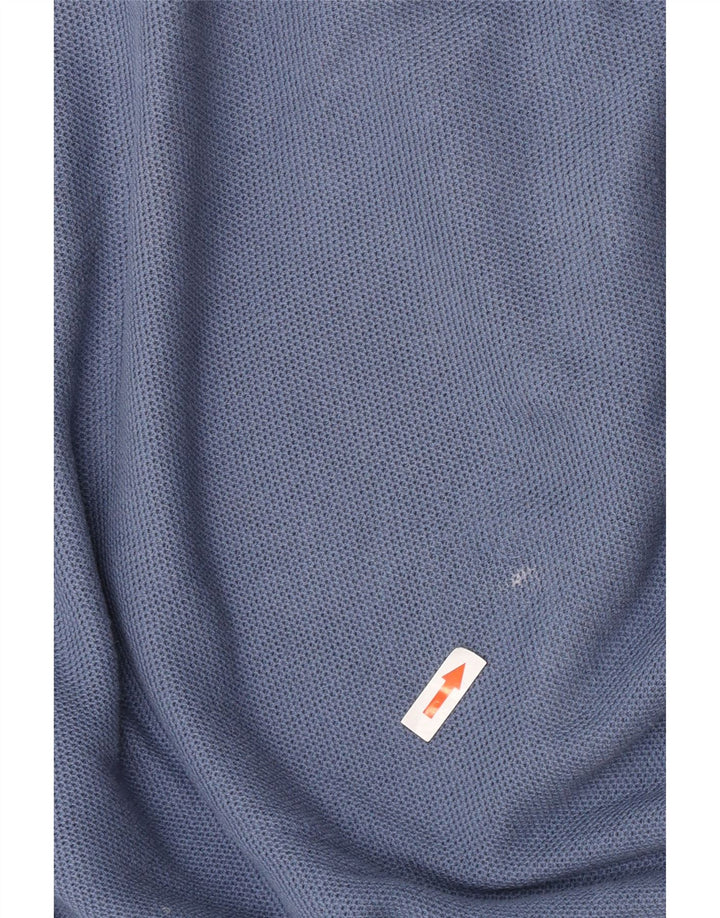 Timberland Herren-Pullover mit V-Ausschnitt, groß, aus blauer Baumwolle