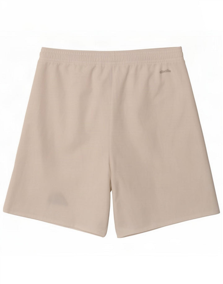 Adidas Herren Climalite Sport Shorts Small White Polyester