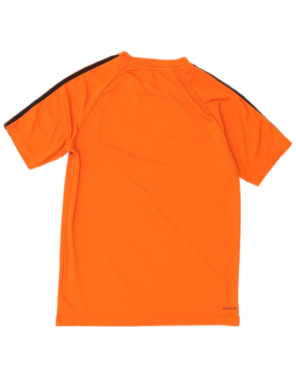 Adidas Jungen Aeroready T-Shirt Top 13-14 Jahre Orange Polyester