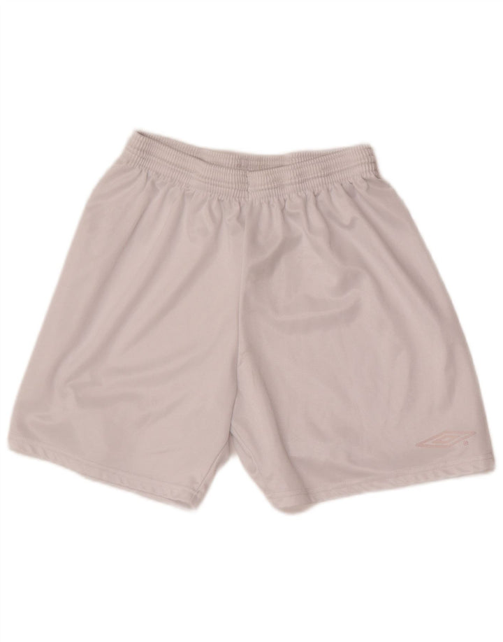 Umbro Herren-Sportshorts, Größe L, Weiß