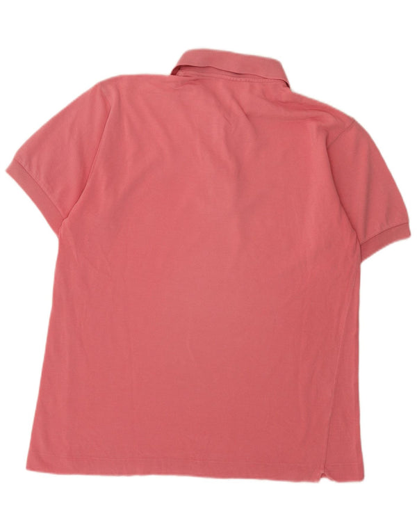 Lacoste Herren-Poloshirt, Größe 4, mittelrosa, Baumwolle