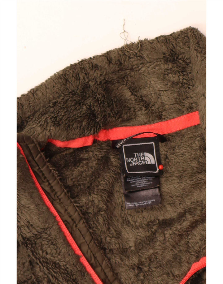 The North Face Damen Fleecejacke UK 6 XS Khaki Polyester
