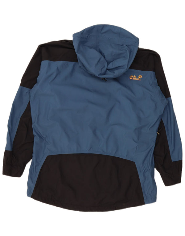 Jack Wolfskin Damen Windjacke mit Kapuze, UK 12, Mittelblau