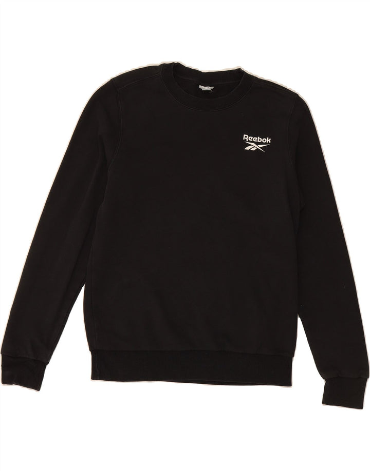 REEBOK Womens Sweatshirt Jumper UK 18 XL Black Vintage Reebok and Second-Hand Reebok from Messina Hembry 