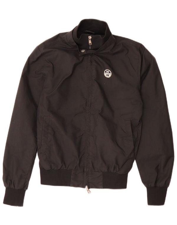 North Sails Mens Bomber Jacket UK 34 XS Black Polyamide