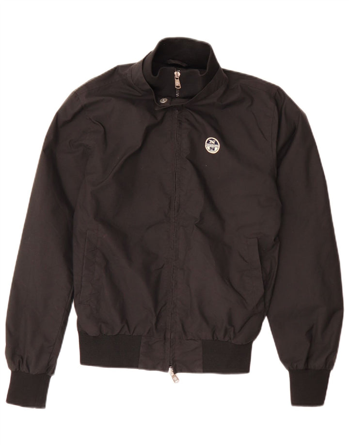 North Sails Herren Bomberjacke UK 34 XS Schwarz Polyamid