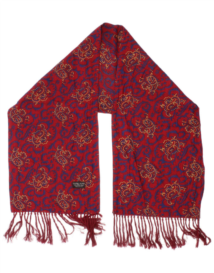 Tootal Herrenschal, Einheitsgröße, rotes Paisleymuster