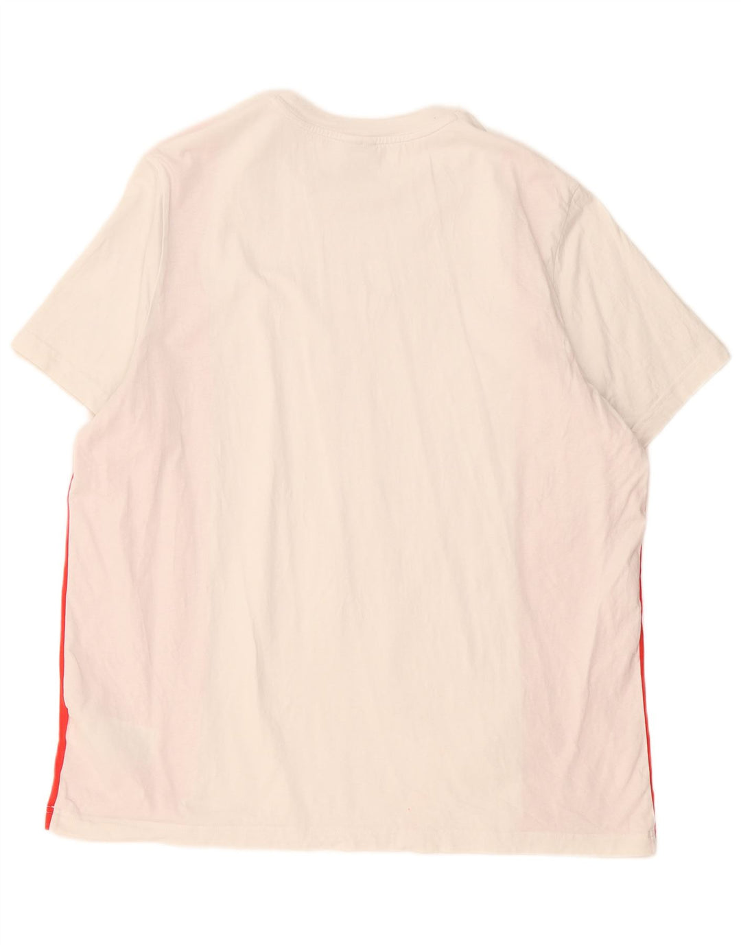 Nike Herren T-Shirt Top 2XL Weiß Colourblock Baumwolle