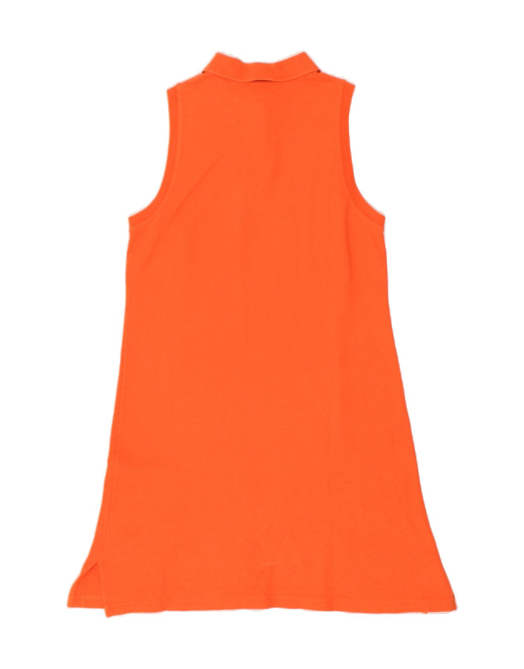 FILA Womens Sleeveless Polo Dress IT 46/48 Large Orange Cotton | Vintage Fila | Thrift | Second-Hand Fila | Used Clothing | Messina Hembry 