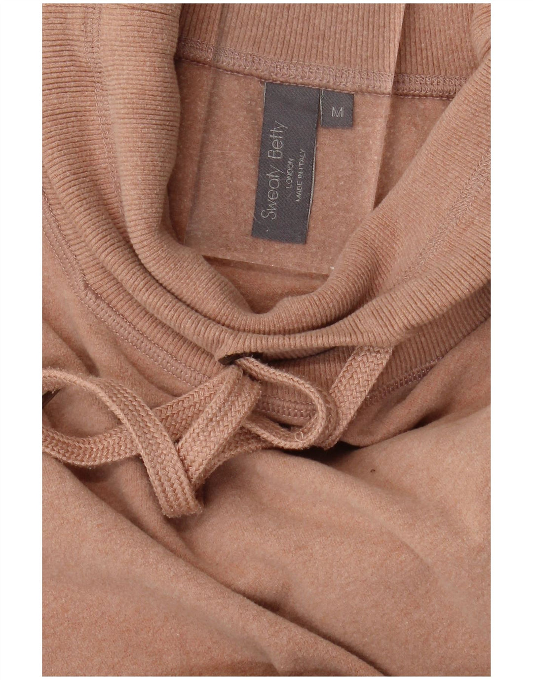 Sweaty Betty Übergroßer Damen-Sweatshirtpullover mit Rollkragen, UK 14, Mittelrosa