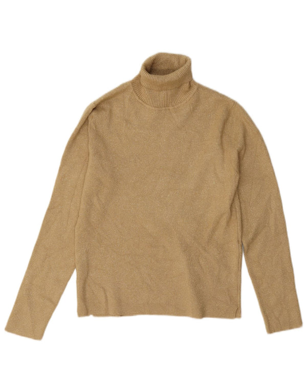 Zara Rollkragenpullover für Mädchen, 11–12 Jahre, beige Viskose