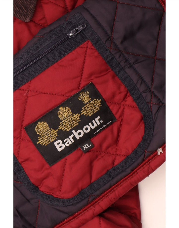 Barbour Steppjacke für Jungen, 12–13 Jahre, XL, Burgunderrot