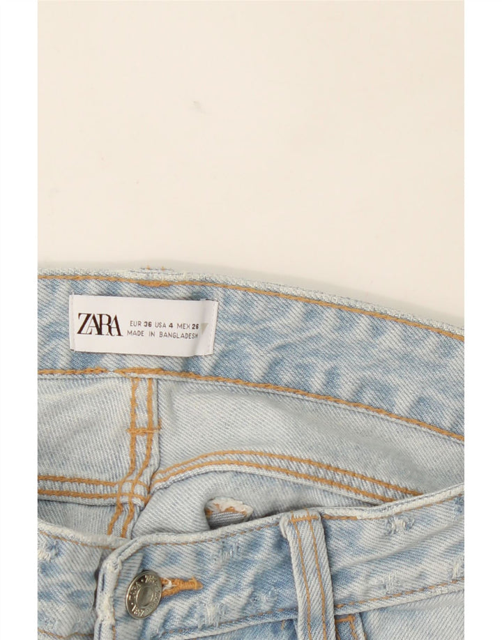 ZARA Womens Straight Jeans EU 36 XS W26 L26 Blue Vintage Zara and Second-Hand Zara from Messina Hembry 