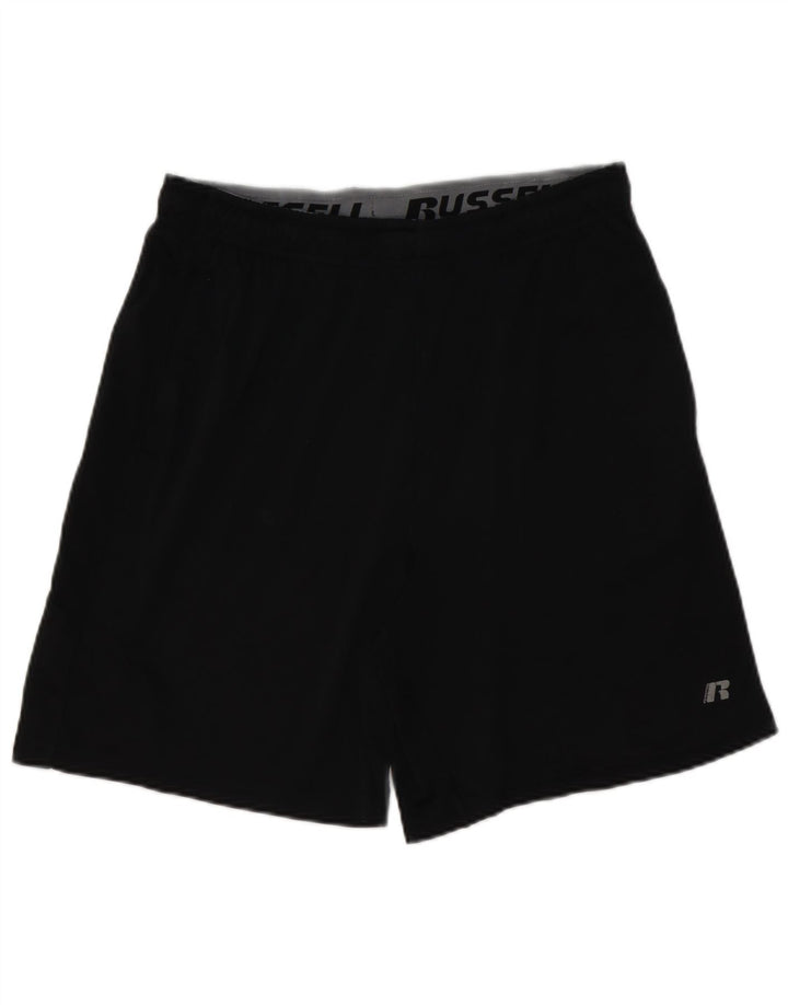 RUSSELL ATHLETIC Herren Dri-Power Sportshorts Mittelschwarzes Polyester