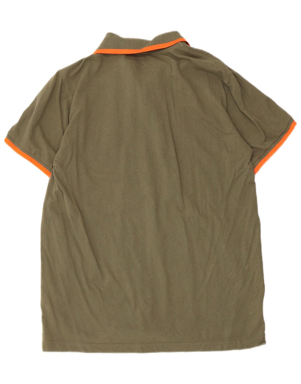 Marlboro Classics Herren Poloshirt XL Khaki Baumwolle