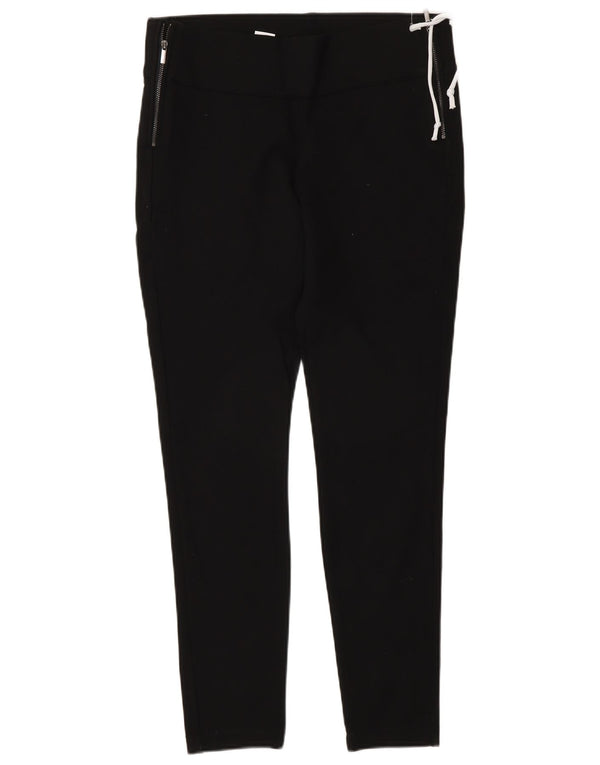 Zara Skinny-Hose für Damen, groß, W30, L28, schwarze Viskose