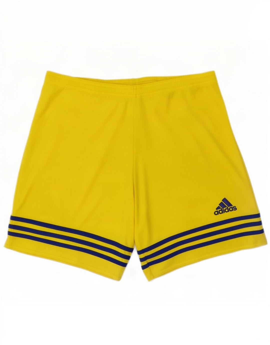 Adidas Herren Climalite Sport Shorts Mittelgelb gestreift Polyester