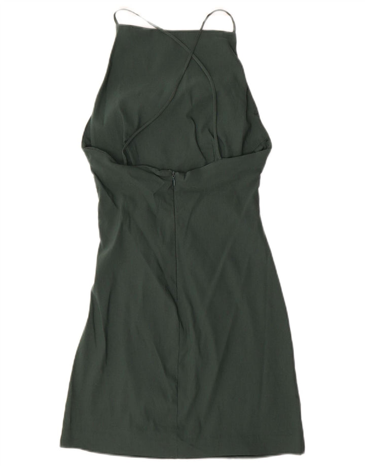 Zara Damen Sommerkleid UK 8 Small Grün