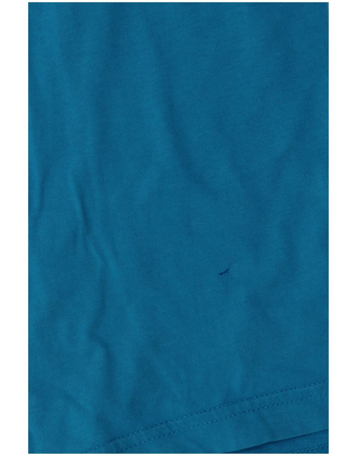 Puma Herren Grafik T-Shirt Top 2XL Blau Baumwolle