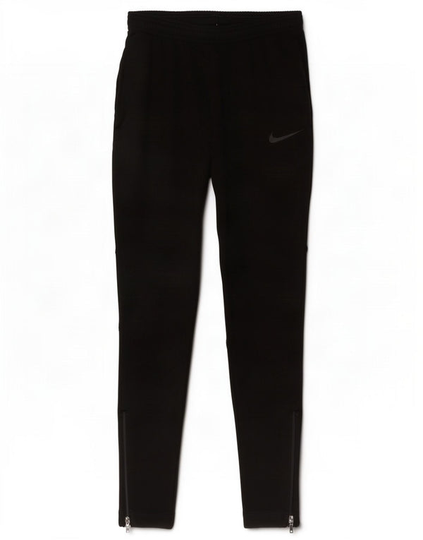 Nike Trainingshose für Jungen, 10–11 Jahre, mittelgroß, schwarzes Polyester
