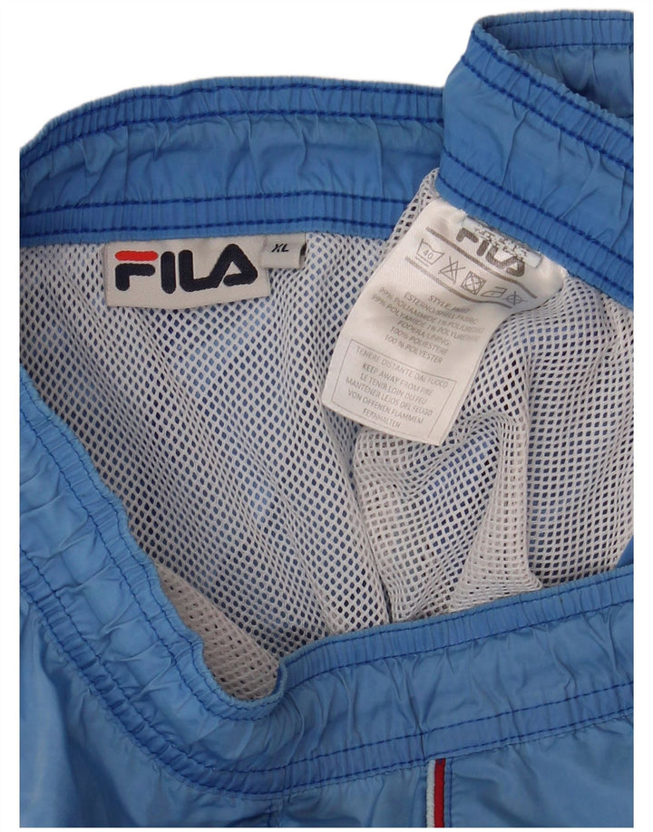 Fila Herren Badeshorts XL Blau Polyamid