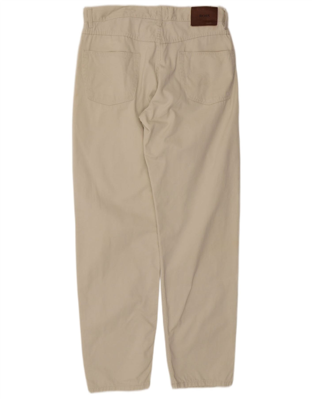 HUGO BOSS Herren Arkansas Tapered Jeans W34 L32 Weiße Baumwolle