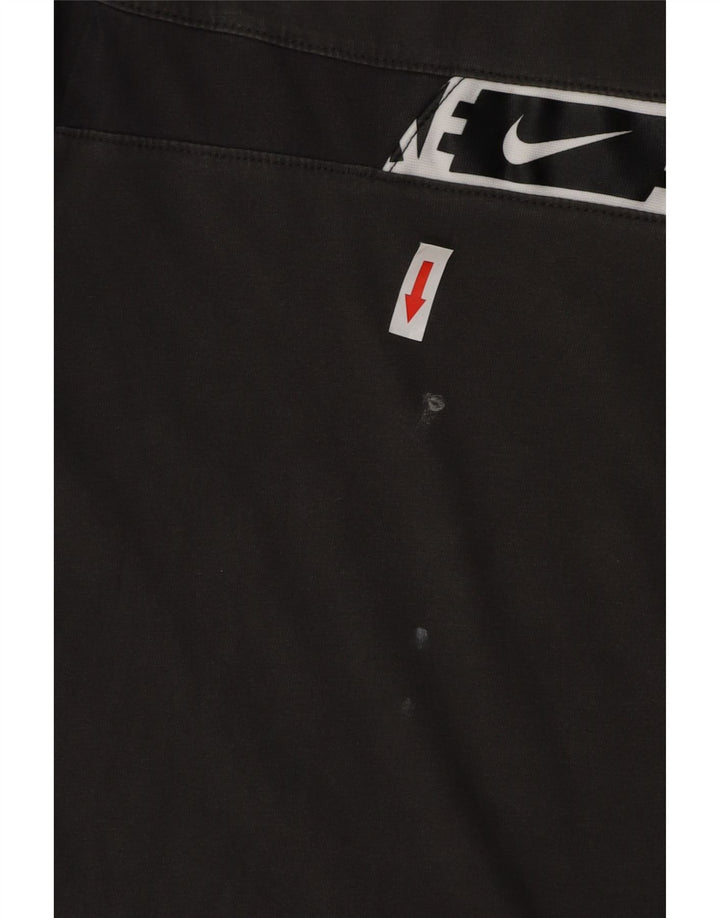 Nike Herren-T-Shirt mit Grafik, Größe S, graue Baumwolle