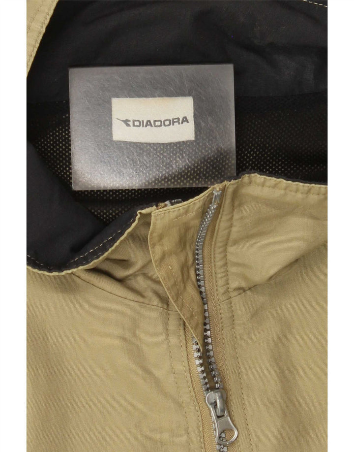 Diadora Herren-Regenjacke mit Kapuze, UK 44, 2XL, Khaki