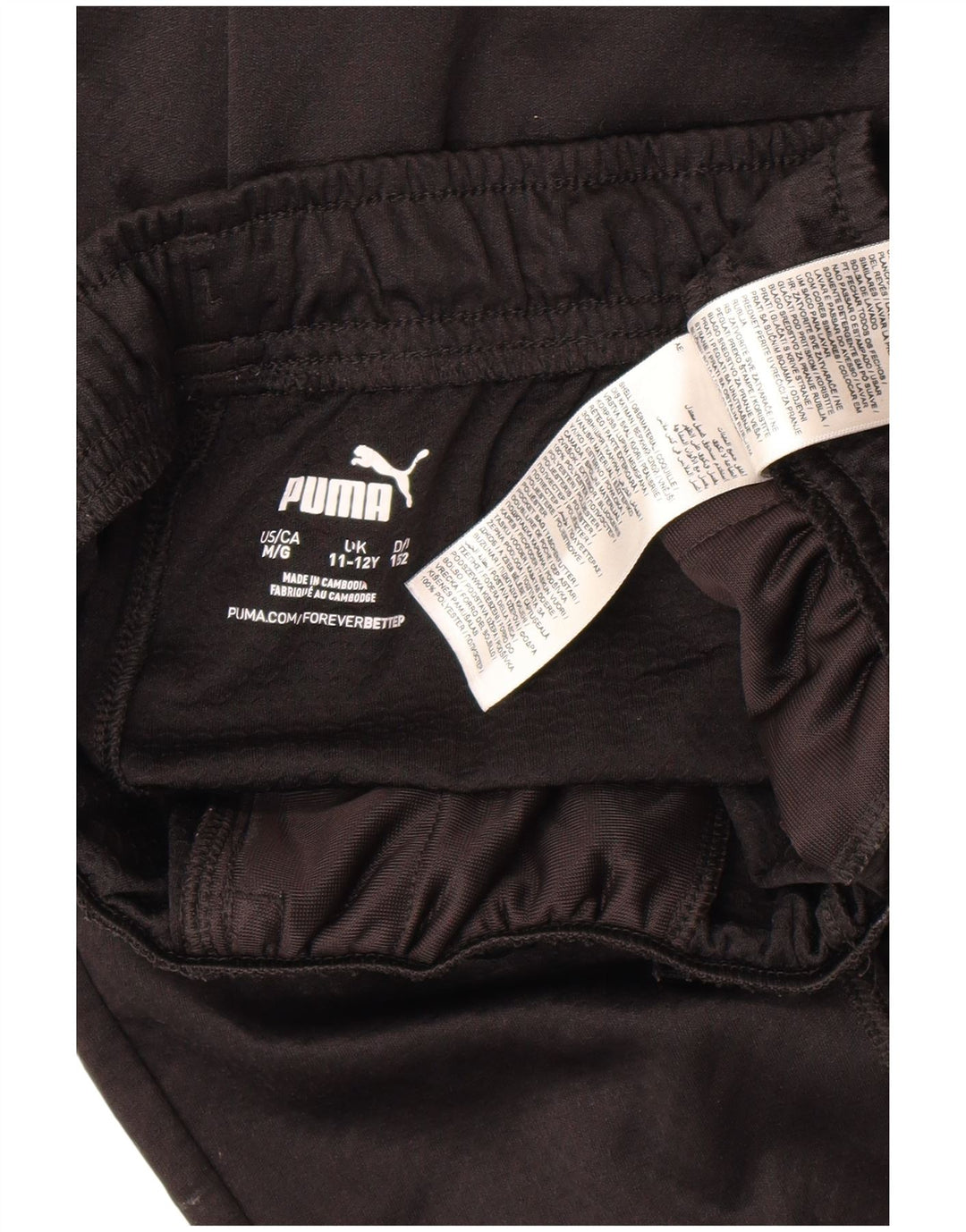 Puma Jungen AC Milan Trainingshose 11-12 Jahre schwarz geometrisch