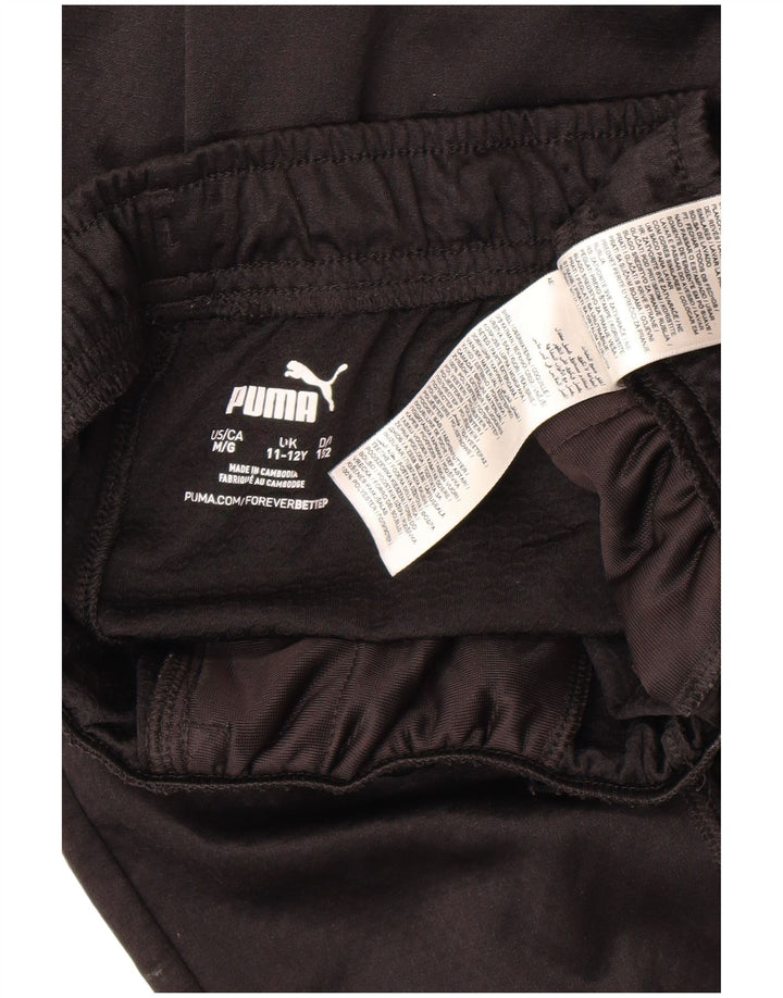 Puma Jungen AC Milan Trainingshose 11-12 Jahre schwarz geometrisch