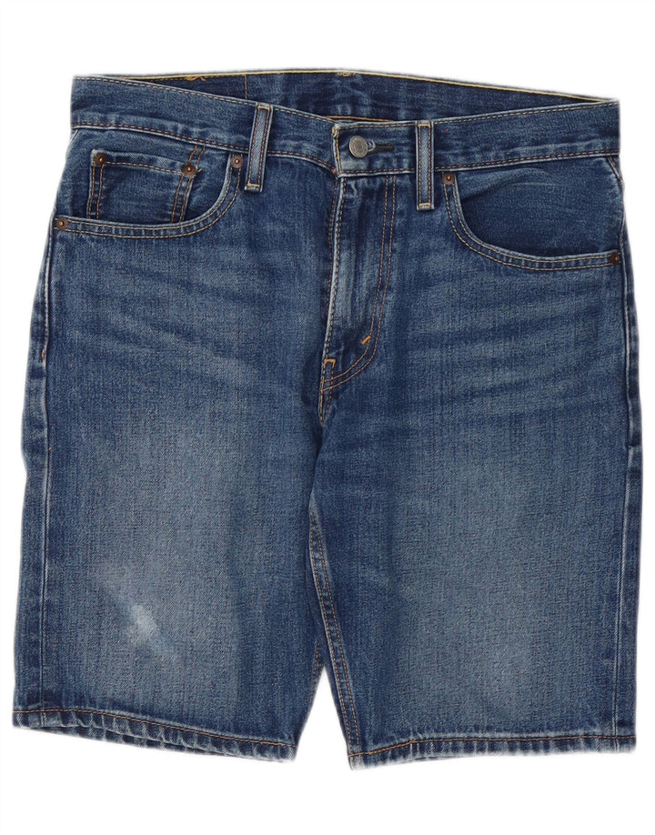 LEVI'S Herren 502 Denim Shorts W30 mittelblaue Baumwolle