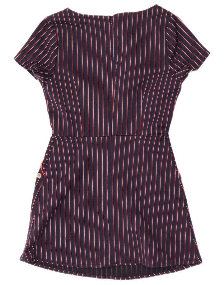 Tommy Hilfiger Basic-Kleid für Mädchen, 14–15 Jahre, Marineblau gestreift
