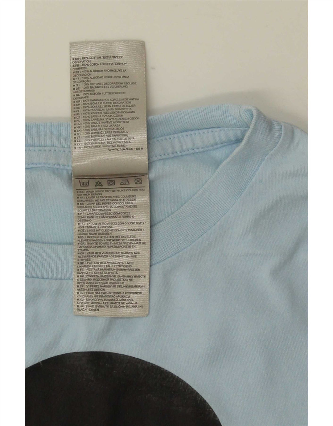 Nike Herren-T-Shirt mit Grafik, mittelblaue Baumwolle