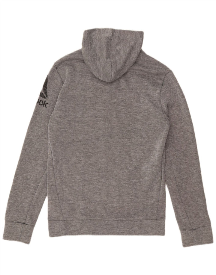 Reebok Herren Graphic Hoodie Pullover XS Grau Polyester