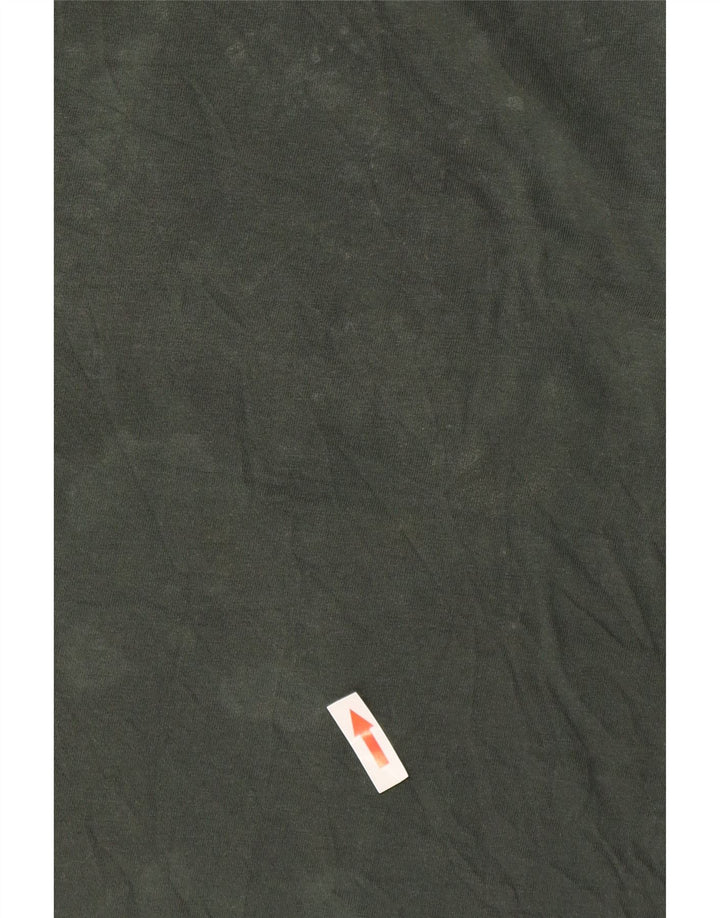 Jack & Jones Herren Grafik-T-Shirt-Oberteil aus mittelgrüner Baumwolle