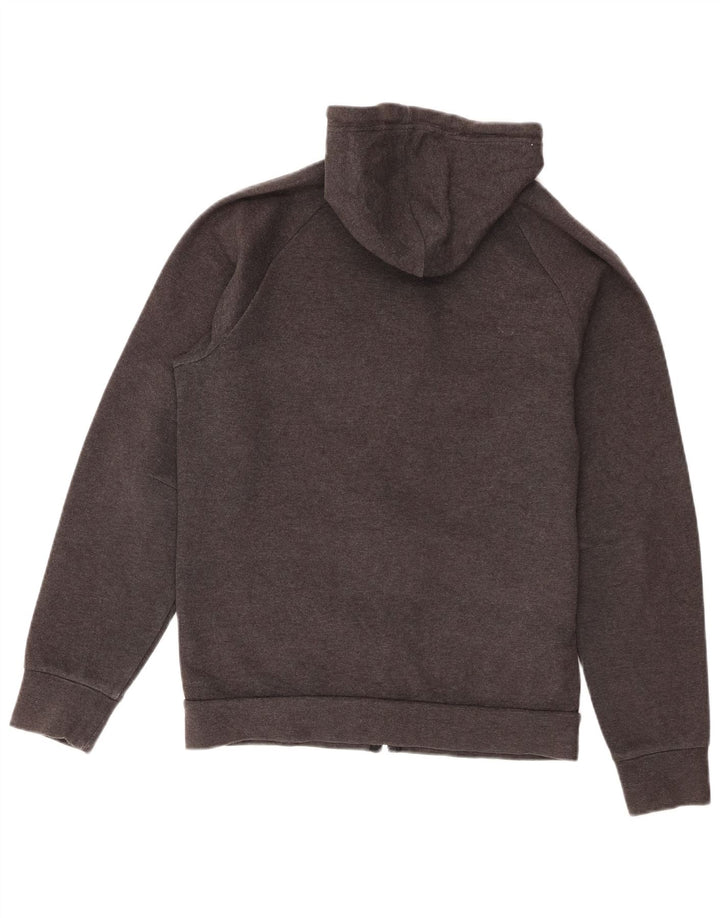 Adidas Herren Zip Hoodie Pullover Kleine graue Baumwolle