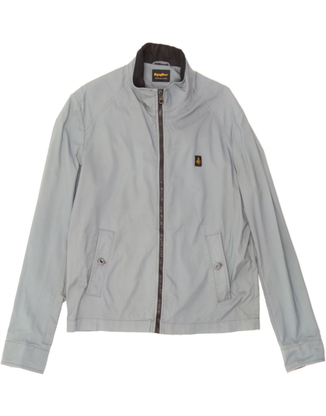 REFRIGIWEAR Mens Bomber Jacket UK 40 Large Grey Polyamide Vintage Refrigiwear and Second-Hand Refrigiwear from Messina Hembry 