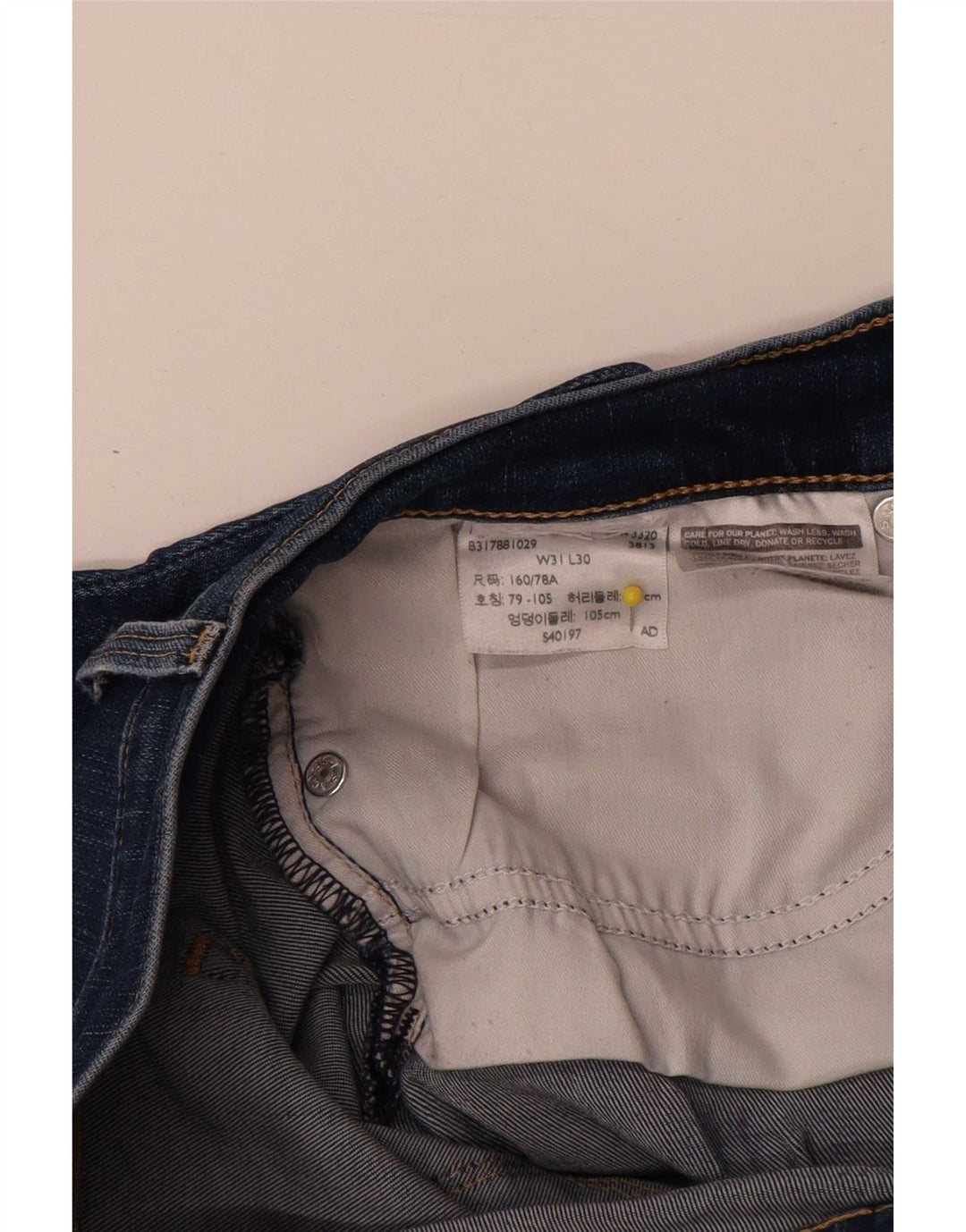 Levi's Damen 312 Shaping Slim Jeans W31 L30 Marineblau