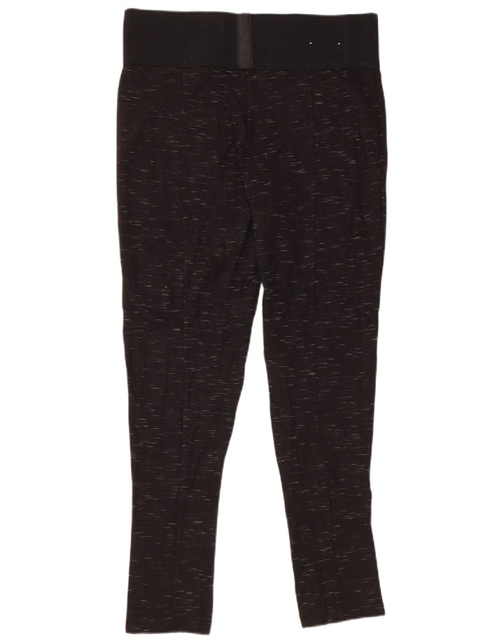 Calvin Klein Damen-Leggings, UK 14, groß, schwarz geflecktes Viskose