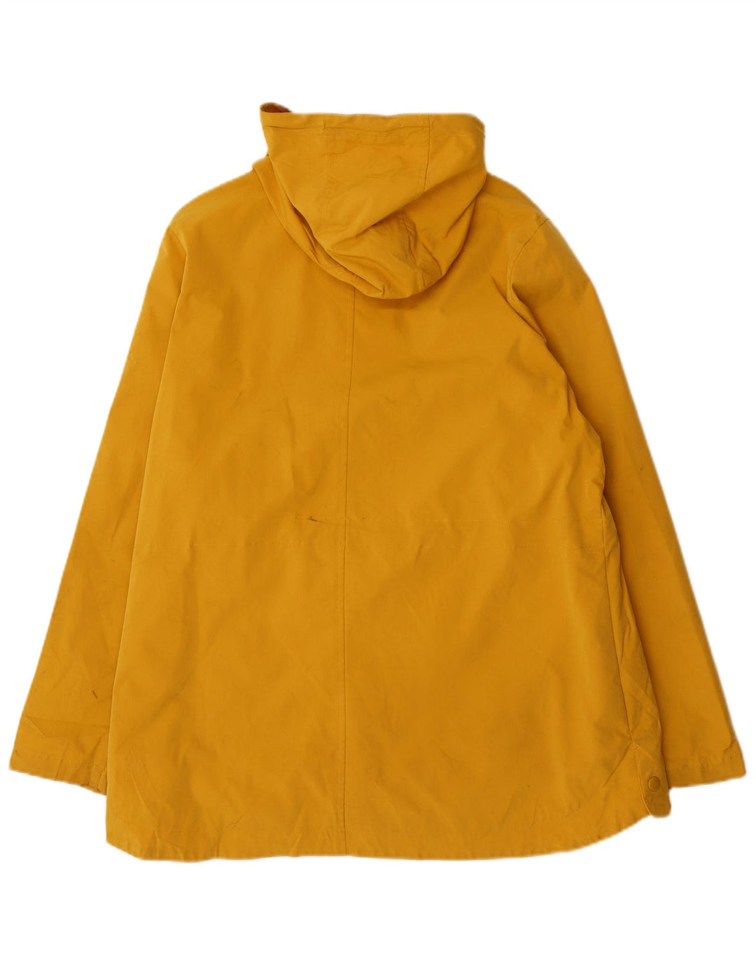 FAT FACE Damen Übergroßer Regenmantel mit Kapuze, UK 16, Größe L, Gelb, Polyester