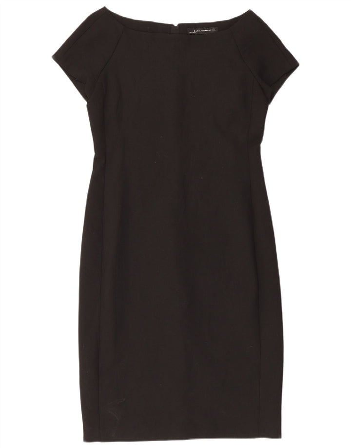Zara Damen Etuikleid UK 14 Large Schwarz