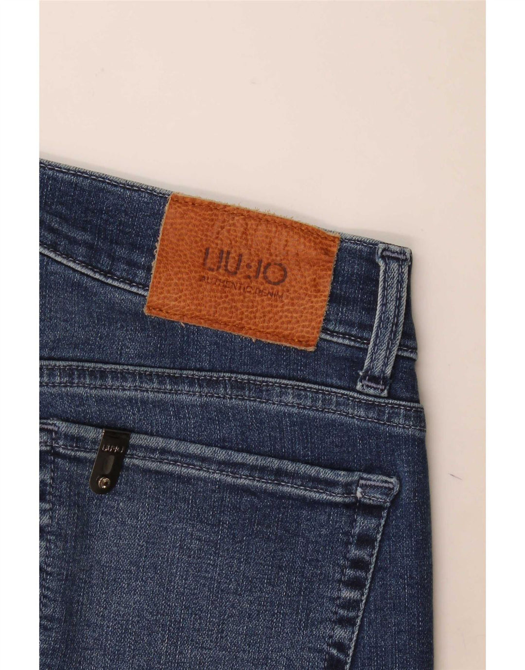 Liu Jo Damen Slim Jeans W28 L28 Blau